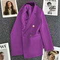 Women's Fall Korean Casual Petite Blazer 2026 - Red