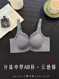 聚拢中厚杯光面无钢圈小胸显大3370内衣镂空舒适女调整型文胸