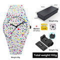 2025 Style Fashionable Casual Watch Men Arabian Saudi Pattern Unisex Resin Gel Quartz Watch Middle East Export Bestseller