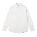 Nengmeng Contrast Topstitch Workwear Shirt
