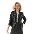 Women's Fall Fashion Waist-Tie Fitted Jacket 2026 | Trendy Jacket - Black