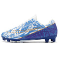 football shoes for men and women, low-top blue and white porcelain spikes, youth sneakers, children'