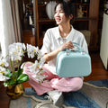 日系化妆箱伴手礼便携迷你14寸手提箱女可挂行李箱