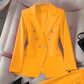 Women's Fall Korean Retro Fitted Jacket + Pants + Top Set 2026 - Emerald
