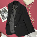 Women's Fall Korean Casual Blazer 2026 - Black