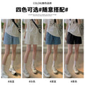 Women's Tencel Denim High Waist 5-Pocket Shorts
