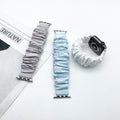 For appleiwatch Band SE45678 Third Gen Overseas Women Solid Waterproof Fabric Apple Large Cord Hair Tie Band