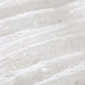 White Embroidered V-Neck Dress, 2026 Spring/Summer Fitted Slimming A-Line