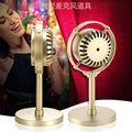 Desktop fake microphone simulation retro liftable old-fashioned microphone model photo studio photo decoration small props