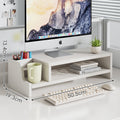 computer stand home study laptop elevated rack desktop computer elevated rack keyboard mouse storage
