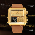 Swiss Brand New Men Digital Watch Pair Display Digital Quartz Watch Live Export Bestseller Drop Ship