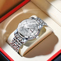 Swiss Brand Waterproof New Mens Watch Pair Date Glow Quartz Watch Live Export Bestseller Drop Ship