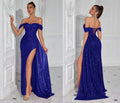 Women's Strapless Slim Fit Sexy Evening Gown Banquet