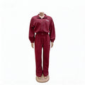 Spring Sporty Casual Long Sleeve Tank Top + Jacket + Pants 3-Piece Set