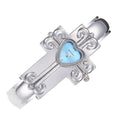 2026 Cross-Border Bestseller Bangle Watch Stock Wholesale Western Cross Retro Heart Bracelet Quartz Watch