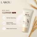 跨境新品LAIKOU大米洗面奶50g补水保湿FDA护肤品rice face wash