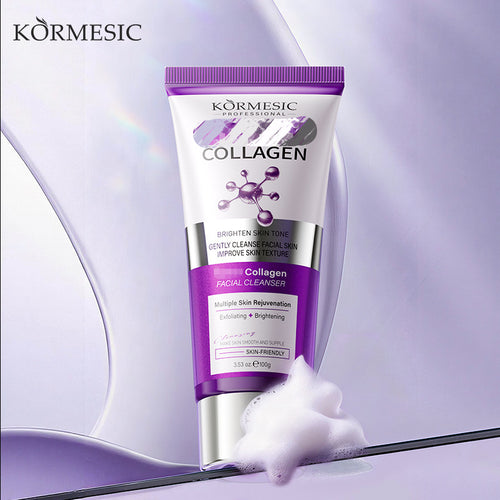 跨境KORMESIC胶原蛋白洁面乳Facial cleanser温和清洁滋养面部