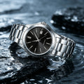 Export Hot Sale New Mens Watch Fashionable Simple Formal Date Waterproof Steel Band Quartz Watch Men Factory Direct