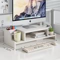 computer stand home study laptop elevated rack desktop computer elevated rack keyboard mouse storage