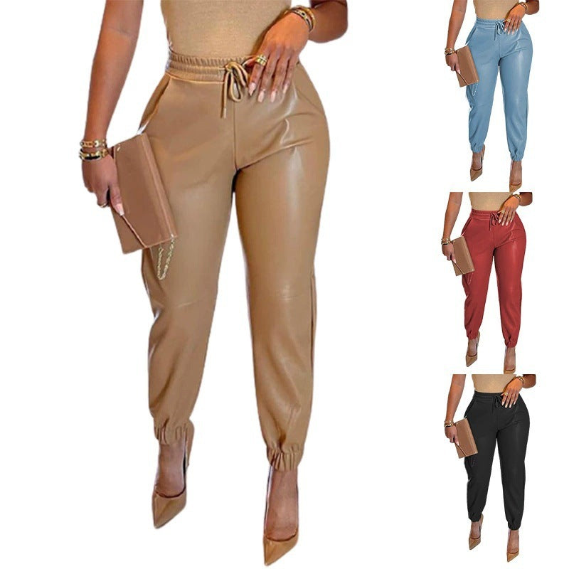 Spring-Summer Casual Fashion Drawstring Pants