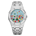 Cross-Border Hit Trendy Play Bubble Candy Watch Unisex Steel Band Casual Premium Glow Waterproof Watch Drop Ship