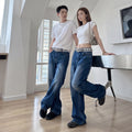 Slimming Versatile Printed Loose Wide Leg Straight Leg Pants