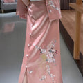 Summer New Chinese Unique Acetate Vest + Jacket + Skirt + Top Set