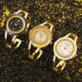 Factory Direct ogyawatch Rhinestone Bangle Women Quartz Watch Light Luxury Sparkle Glossy Rhinestone Dial Bangle Watch