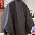 Women's Spring Workwear Retro Stand Collar Cropped Jacket 2026 - Black Jacket