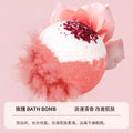 玫瑰浴盐球批发干花泡早球去角质精油沐浴气泡弹浴盐球闪购直供