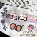 LUCKGO小熊系列学生党彩妆水润国货化妆品高光腮红口红多用膏唇釉