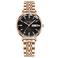 Cypress Reach Eggplant New Waterproof Date Ladies Watch Women Student Steel Band Korean TikTok AliExpress Drop Ship