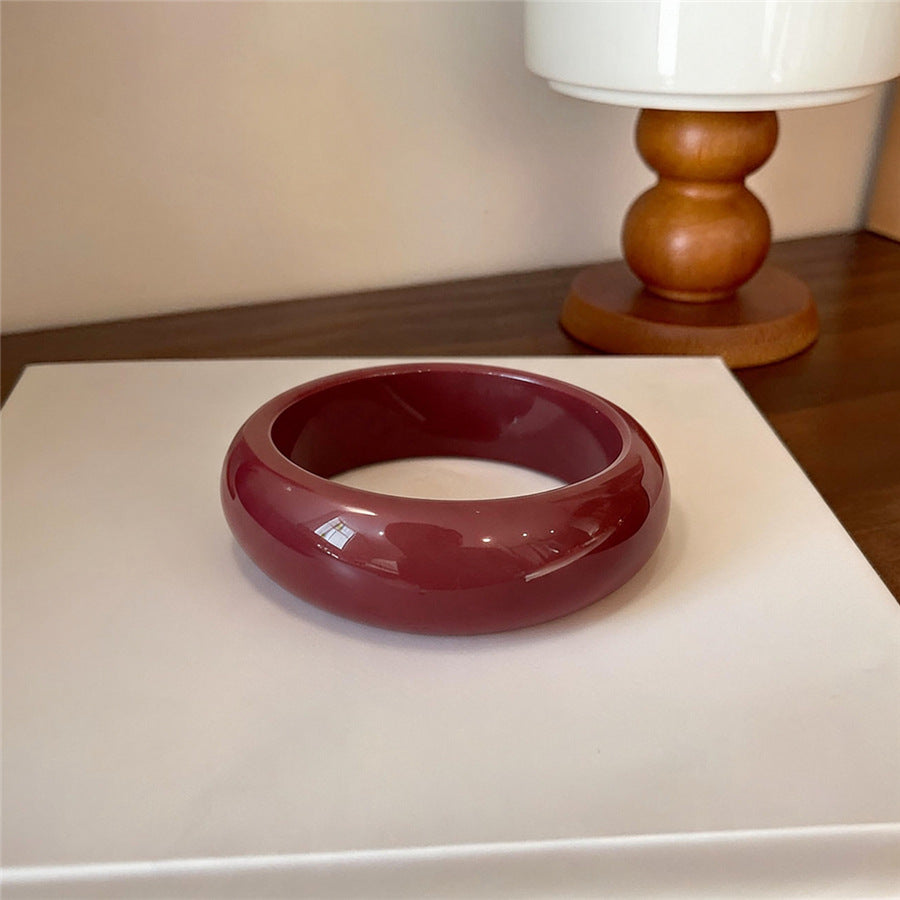 Colorful Resin Bangle Bracelet - view 8