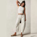 Summer Unique Drapey Loose Wide Leg Straight Leg Pants