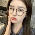 Prescription Glasses Turn Grey Color Anti-Blue Fashionable Chestnut Brown Premium Brightening Bare Face Student Rx Finish Item Prescription Sunglasses