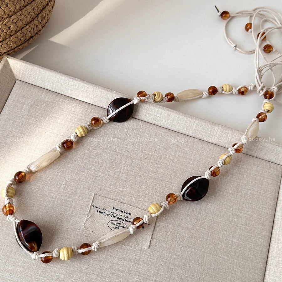 Bohemian Wooden Bead Waist Chain - view 8