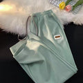 Summer Casual Versatile Drapey Textured Lightweight Loose Pants