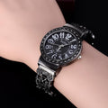 Factory Direct Export Overseas Watch Personality Round Dial Bangle Watch Retro Nostalgic Quartz Bracelet Womens Watch