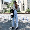Women's White High Waist Harem Boyfriend Pants