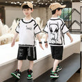 Boys' Pure Cotton Ghost Print Short Sleeve T-Shirt