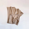 Fall French Elegant Satin High Waist Drapey Skirt