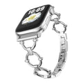 Fits apple watch Tweed Style Q Type Apple Band Can Self Removal Metal Apple Band