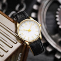 Export Live Mens Watch New Formal Mens Watch Casual Geneva Quartz Watch Belt Watch