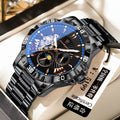 POEDAGAR Men Self-Winding Mechanical Watch Waterproof Glow Steel Band Mens Watch Live Export Bestseller Watch