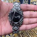 Y2K Year Retro y2k Unique-Shaped Spider Web alabaster Western Premium Unisex Hip-Hop Waterproof Watch