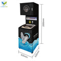Shoe washing machine, unmanned self-service code scanning shoe brushing machine, can dehydrate, ozone, sterilize and deodorize, intelligence