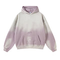 ARTIE Men's Fall/Winter 360G Washed Distressed Spray-Dye Frayed Edge Hoodie