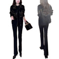 Winter Fashion Elegant Lined Long Sleeve Cardigan + Jacket + Top