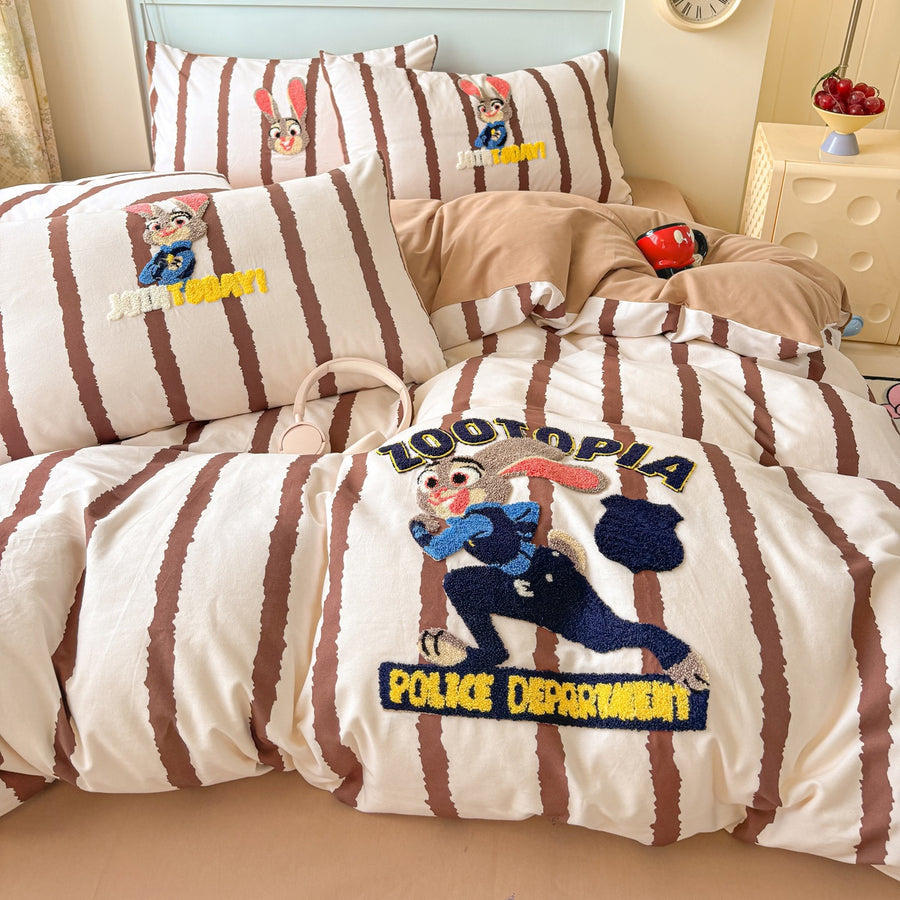 Judy Azure Disney Brushed Cotton 4-Piece Bedding Set - view 3