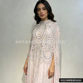 Beaded Embroidery Long Evening Gown - Elegant Banquet Party Formal Dress Women